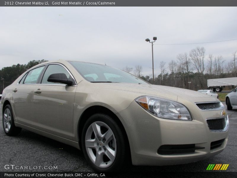 Gold Mist Metallic / Cocoa/Cashmere 2012 Chevrolet Malibu LS