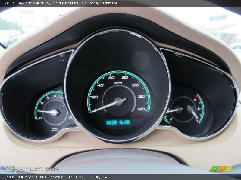 Gold Mist Metallic / Cocoa/Cashmere 2012 Chevrolet Malibu LS