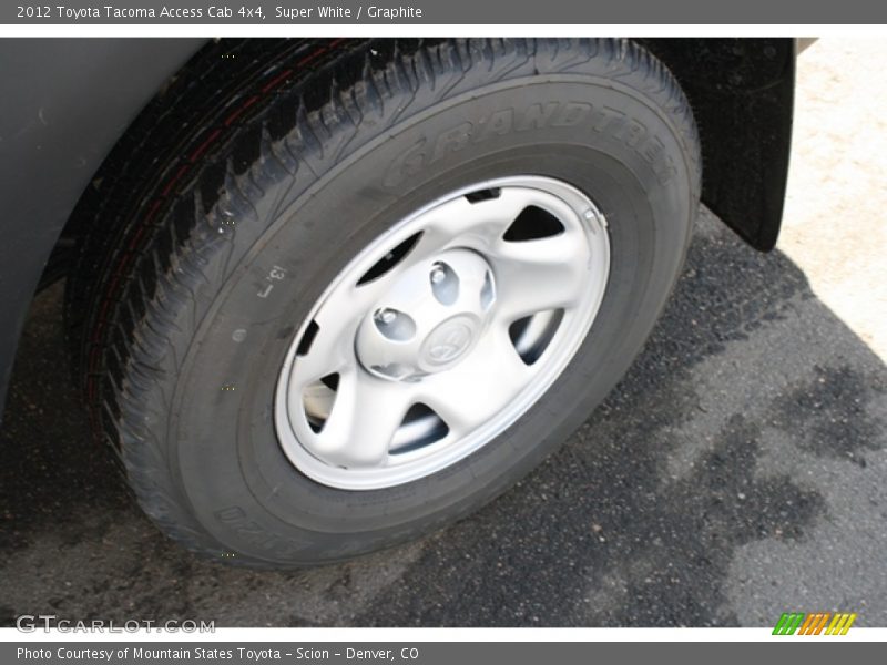 Super White / Graphite 2012 Toyota Tacoma Access Cab 4x4