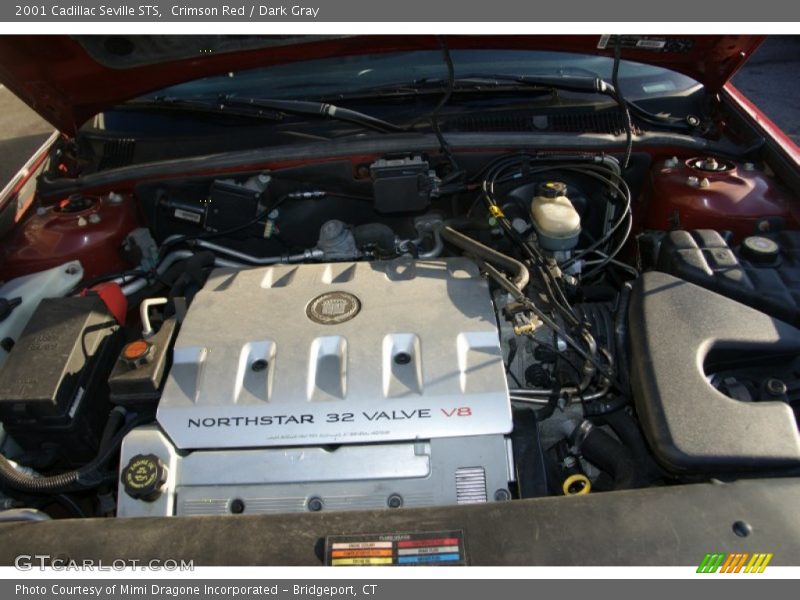 Crimson Red / Dark Gray 2001 Cadillac Seville STS