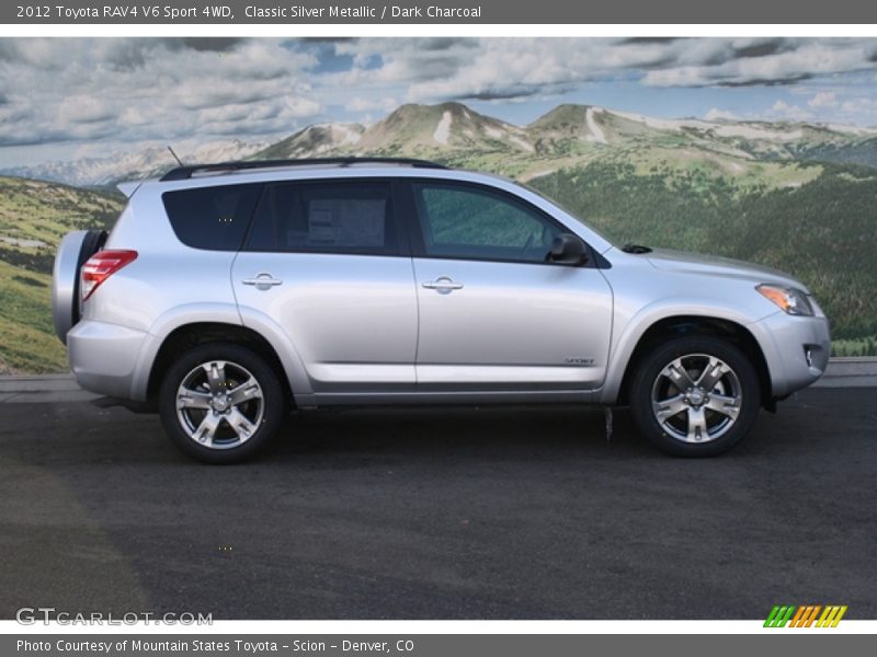 Classic Silver Metallic / Dark Charcoal 2012 Toyota RAV4 V6 Sport 4WD