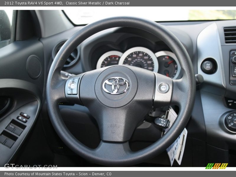 Classic Silver Metallic / Dark Charcoal 2012 Toyota RAV4 V6 Sport 4WD