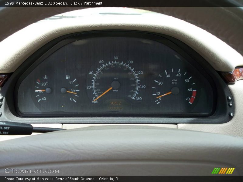 Black / Parchment 1999 Mercedes-Benz E 320 Sedan
