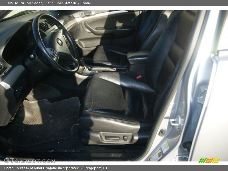 Satin Silver Metallic / Ebony 2005 Acura TSX Sedan