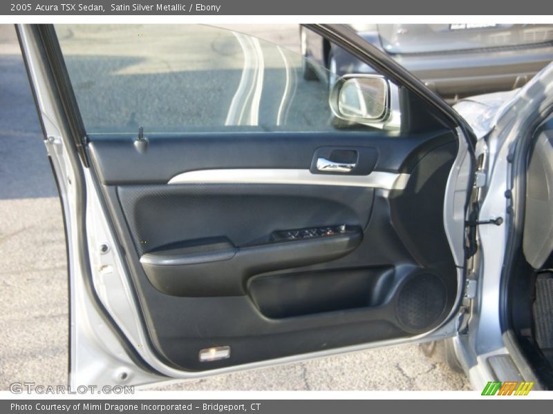 Satin Silver Metallic / Ebony 2005 Acura TSX Sedan