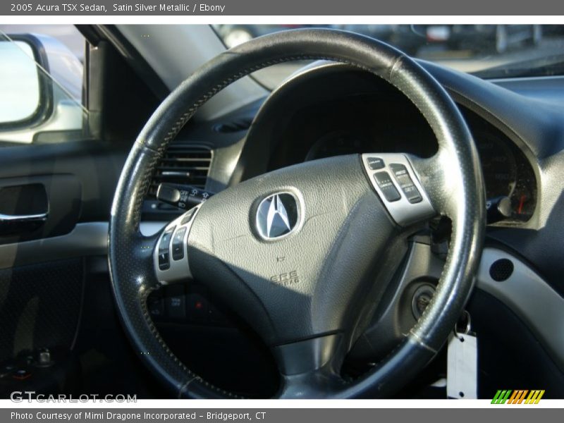 Satin Silver Metallic / Ebony 2005 Acura TSX Sedan