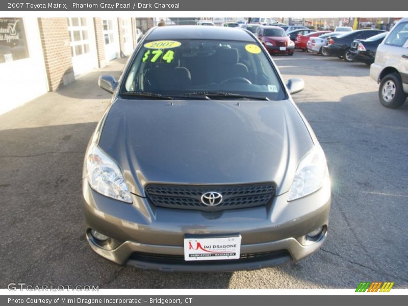 Phantom Gray Pearl / Dark Charcoal 2007 Toyota Matrix