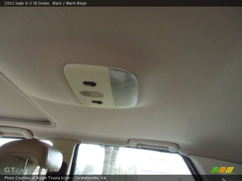 Black / Warm Beige 2001 Saab 9-3 SE Sedan