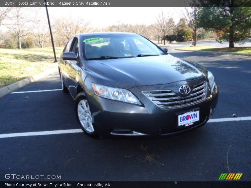 Magnetic Gray Metallic / Ash 2007 Toyota Camry Hybrid