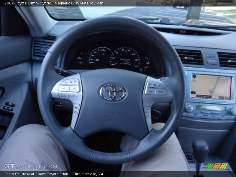 Magnetic Gray Metallic / Ash 2007 Toyota Camry Hybrid