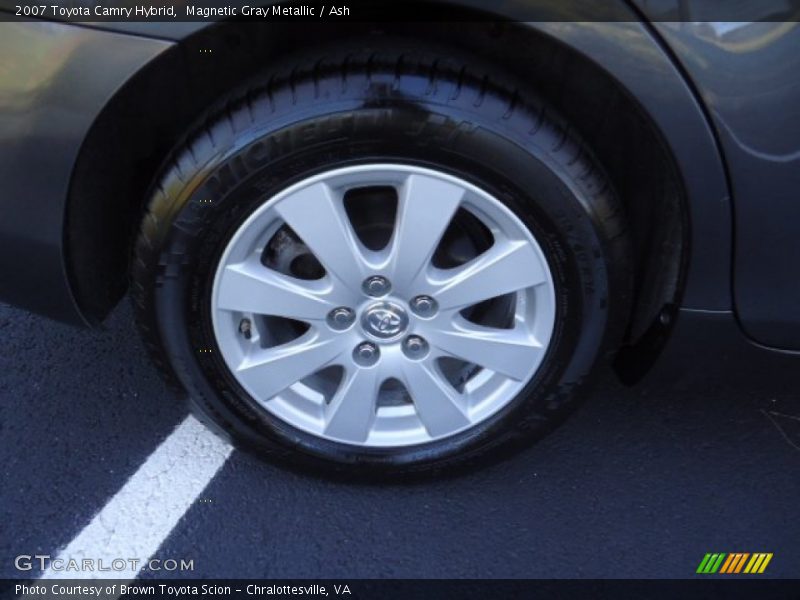 Magnetic Gray Metallic / Ash 2007 Toyota Camry Hybrid