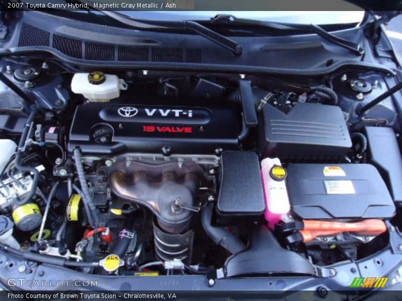 Magnetic Gray Metallic / Ash 2007 Toyota Camry Hybrid