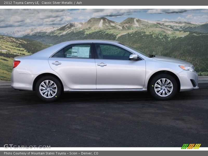 Classic Silver Metallic / Ash 2012 Toyota Camry LE