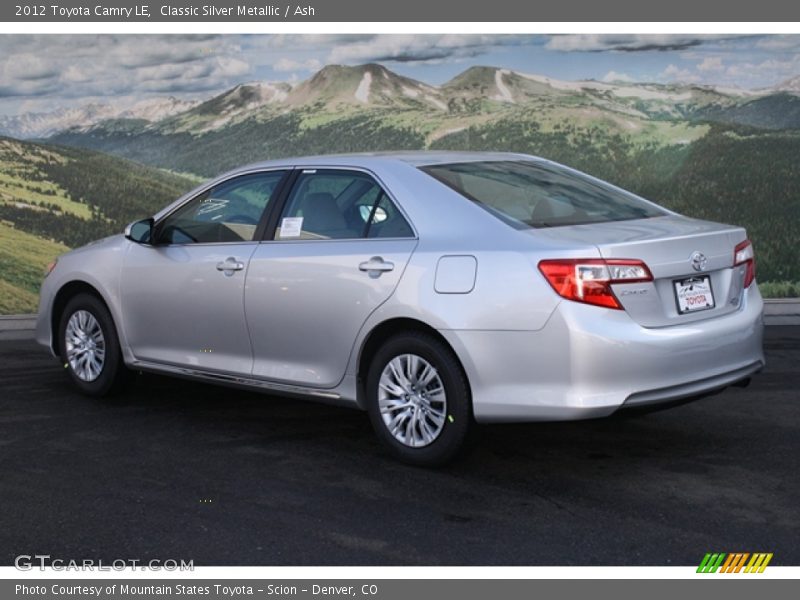 Classic Silver Metallic / Ash 2012 Toyota Camry LE