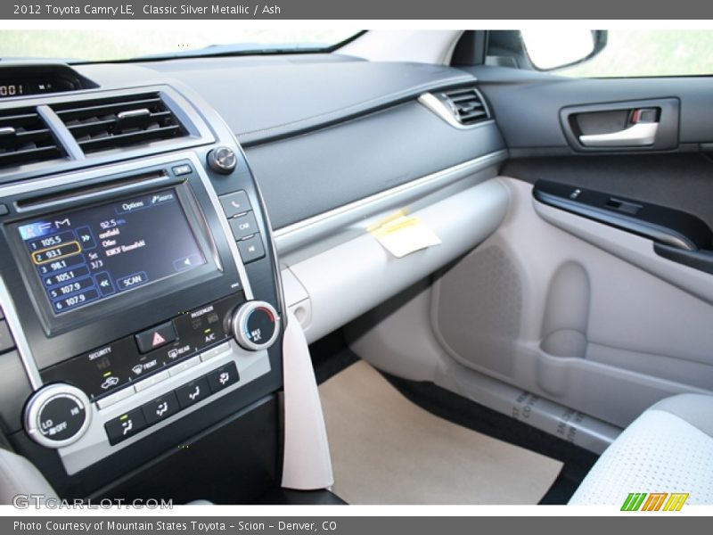 Classic Silver Metallic / Ash 2012 Toyota Camry LE