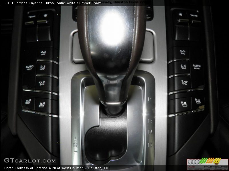 Sand White / Umber Brown 2011 Porsche Cayenne Turbo