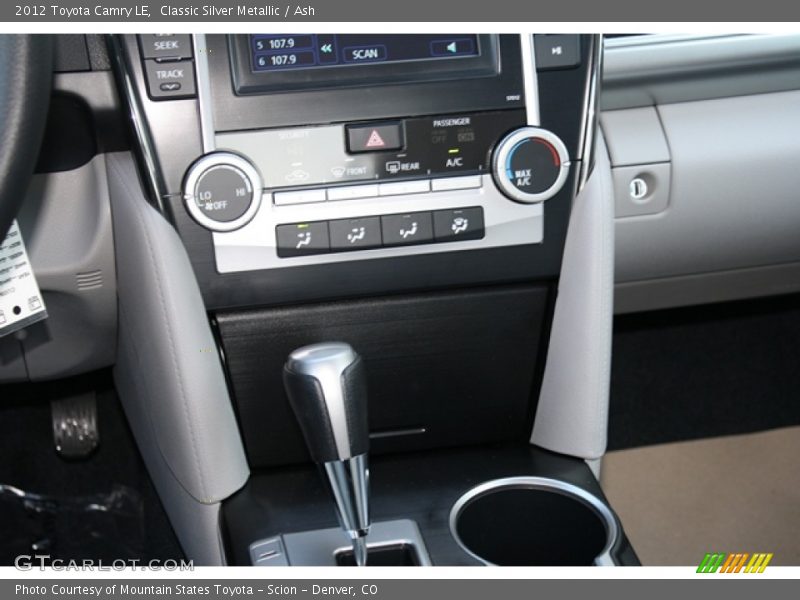 Classic Silver Metallic / Ash 2012 Toyota Camry LE