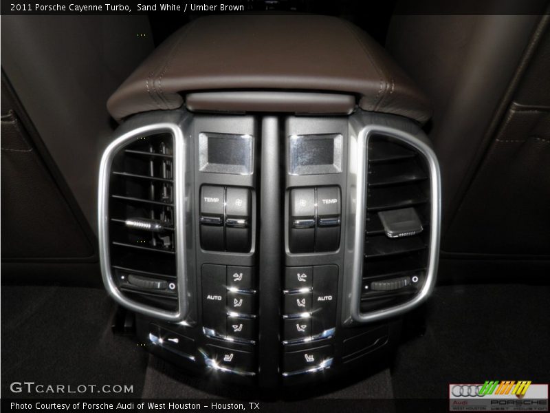 Sand White / Umber Brown 2011 Porsche Cayenne Turbo