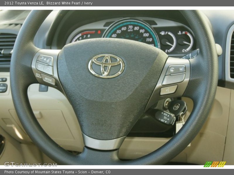 Blizzard White Pearl / Ivory 2012 Toyota Venza LE
