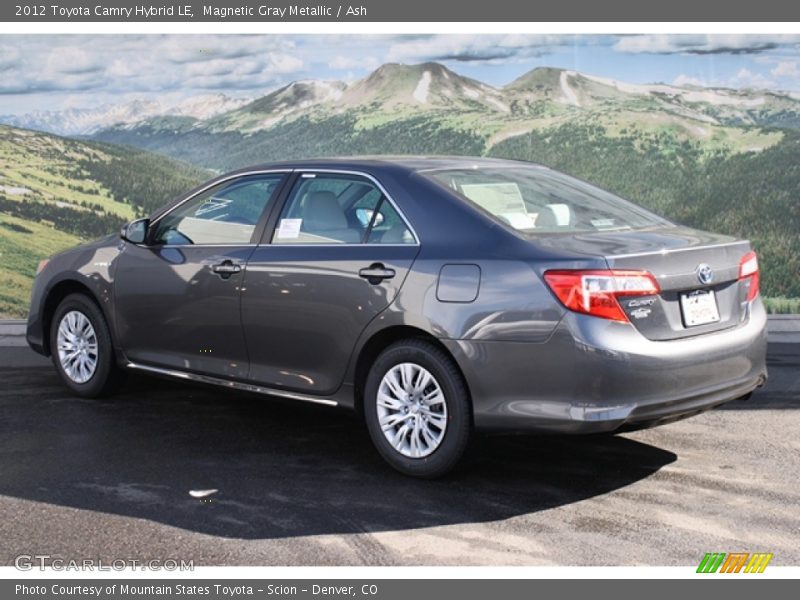Magnetic Gray Metallic / Ash 2012 Toyota Camry Hybrid LE