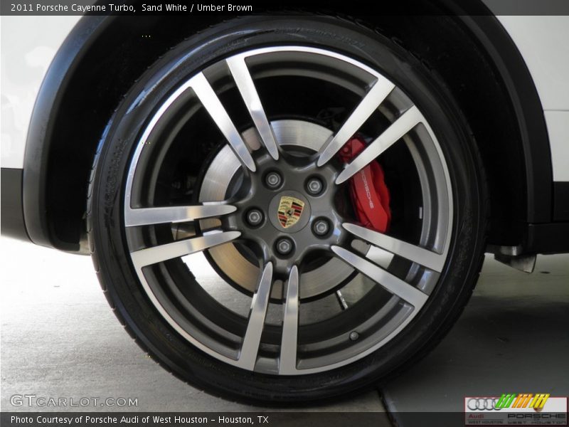 Sand White / Umber Brown 2011 Porsche Cayenne Turbo