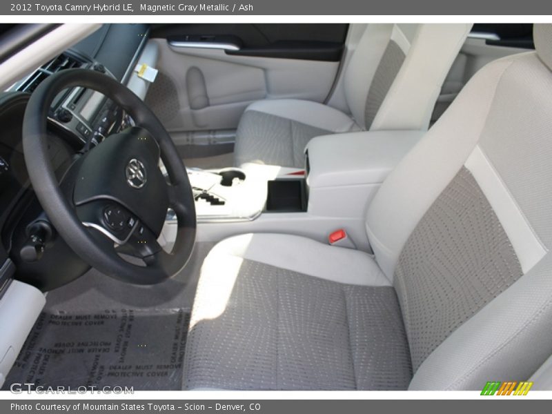 Magnetic Gray Metallic / Ash 2012 Toyota Camry Hybrid LE