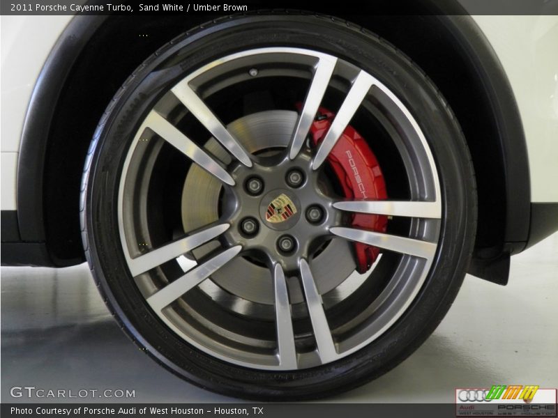 Sand White / Umber Brown 2011 Porsche Cayenne Turbo