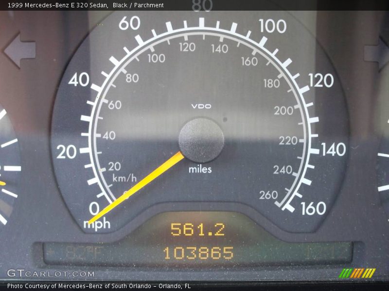 Black / Parchment 1999 Mercedes-Benz E 320 Sedan