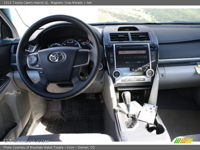 Magnetic Gray Metallic / Ash 2012 Toyota Camry Hybrid LE