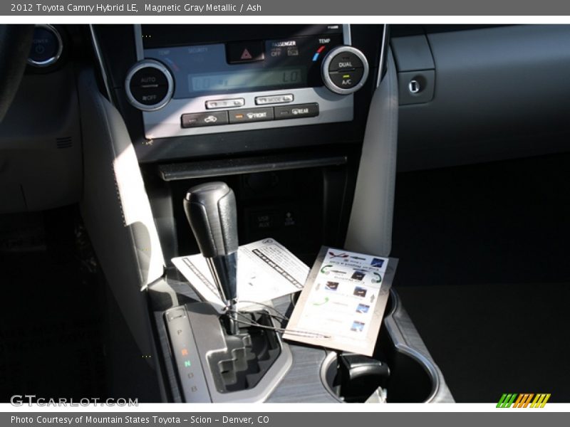 Magnetic Gray Metallic / Ash 2012 Toyota Camry Hybrid LE
