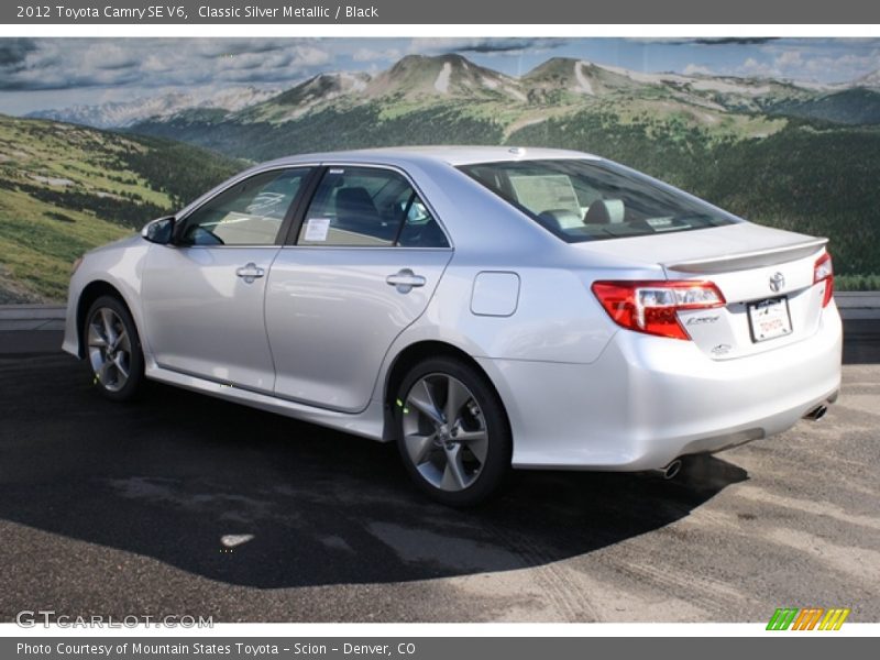 Classic Silver Metallic / Black 2012 Toyota Camry SE V6