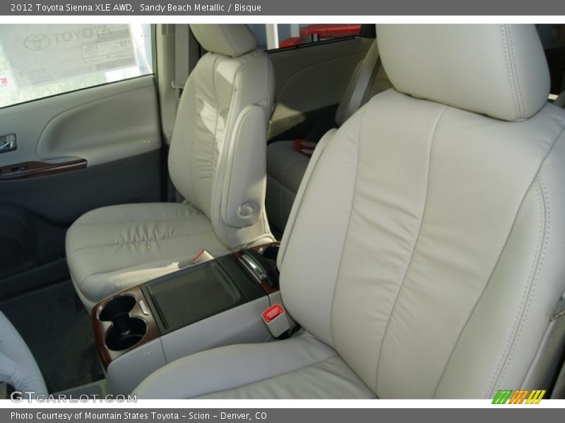 Sandy Beach Metallic / Bisque 2012 Toyota Sienna XLE AWD
