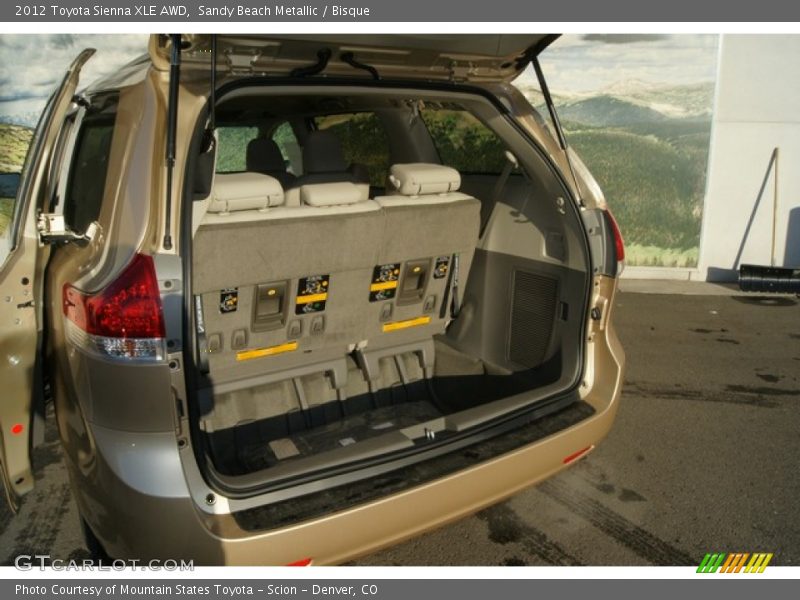 Sandy Beach Metallic / Bisque 2012 Toyota Sienna XLE AWD