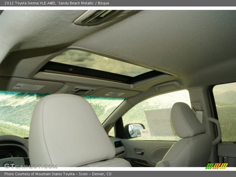 Sandy Beach Metallic / Bisque 2012 Toyota Sienna XLE AWD