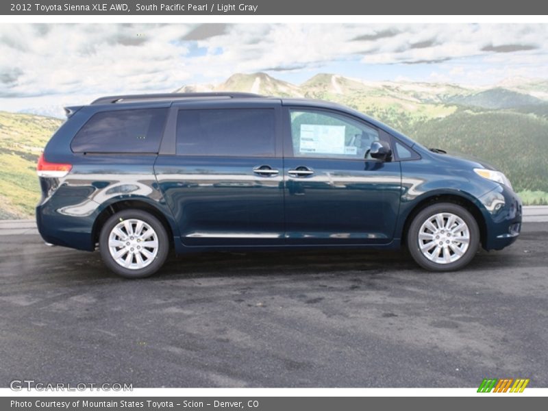  2012 Sienna XLE AWD South Pacific Pearl
