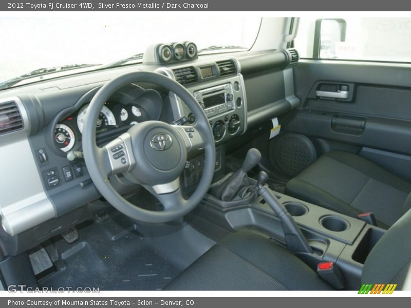 Silver Fresco Metallic / Dark Charcoal 2012 Toyota FJ Cruiser 4WD