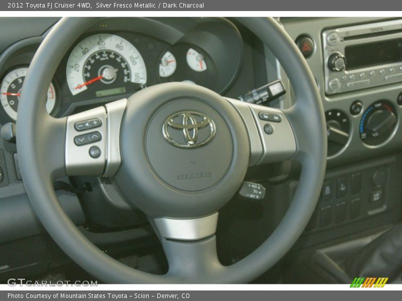 Silver Fresco Metallic / Dark Charcoal 2012 Toyota FJ Cruiser 4WD