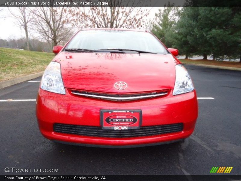 Barcelona Red Metallic / Bisque 2008 Toyota Prius Hybrid