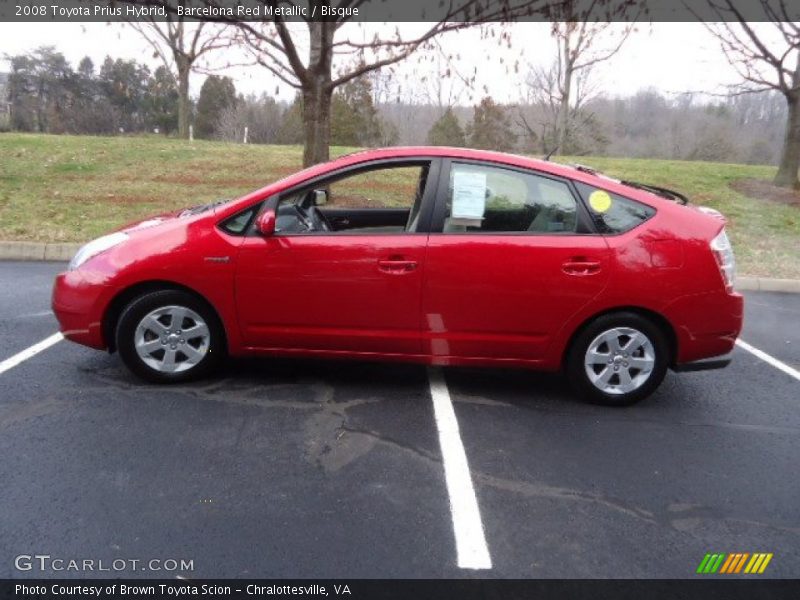 Barcelona Red Metallic / Bisque 2008 Toyota Prius Hybrid
