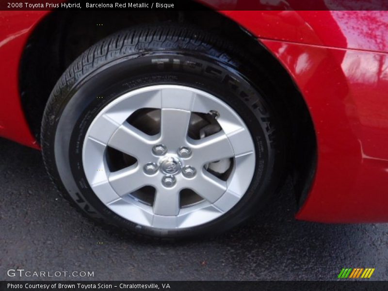Barcelona Red Metallic / Bisque 2008 Toyota Prius Hybrid
