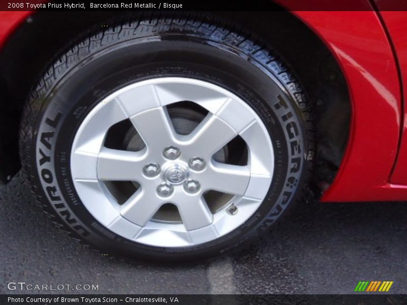 Barcelona Red Metallic / Bisque 2008 Toyota Prius Hybrid