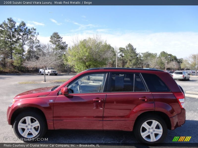 Moab Red Metallic / Beige 2008 Suzuki Grand Vitara Luxury