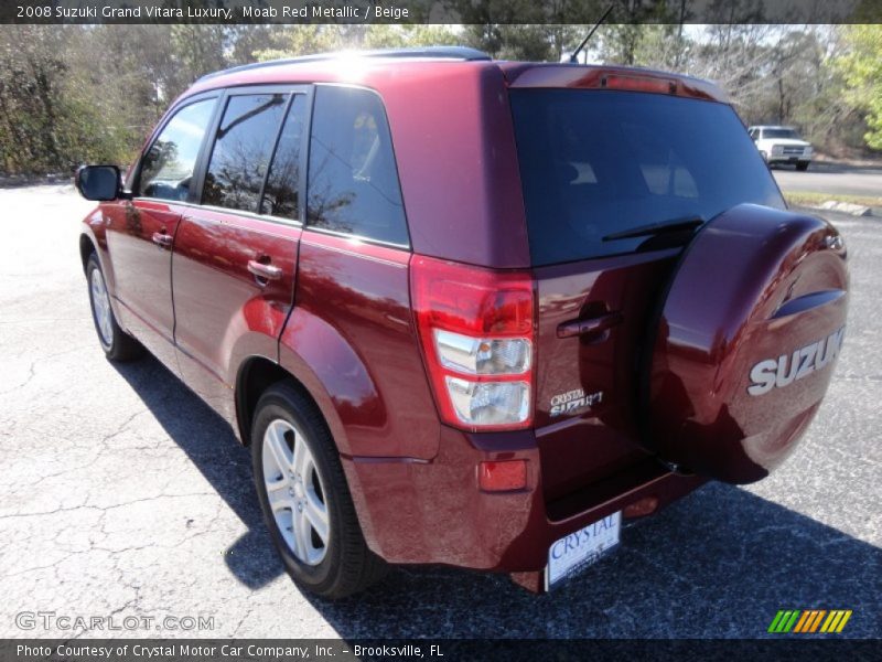 Moab Red Metallic / Beige 2008 Suzuki Grand Vitara Luxury