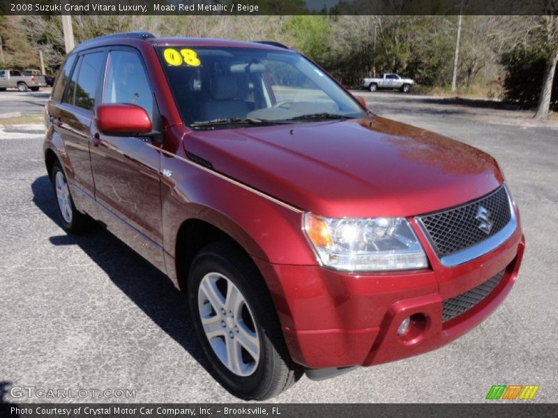 Moab Red Metallic / Beige 2008 Suzuki Grand Vitara Luxury