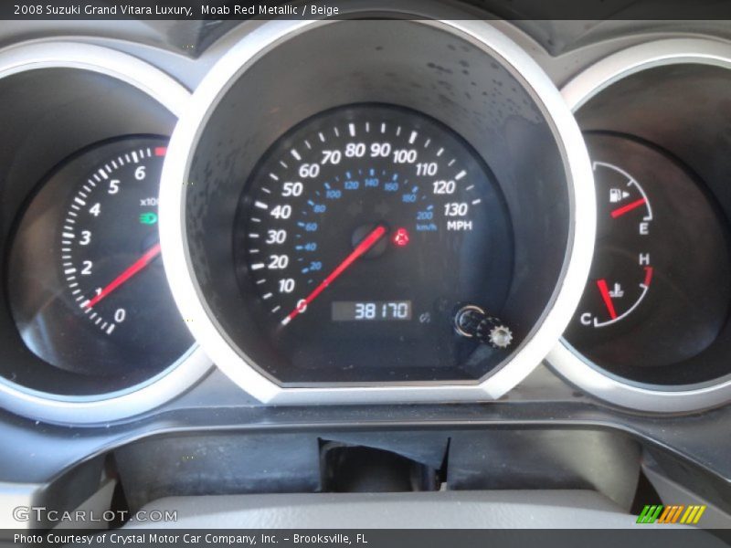 Moab Red Metallic / Beige 2008 Suzuki Grand Vitara Luxury