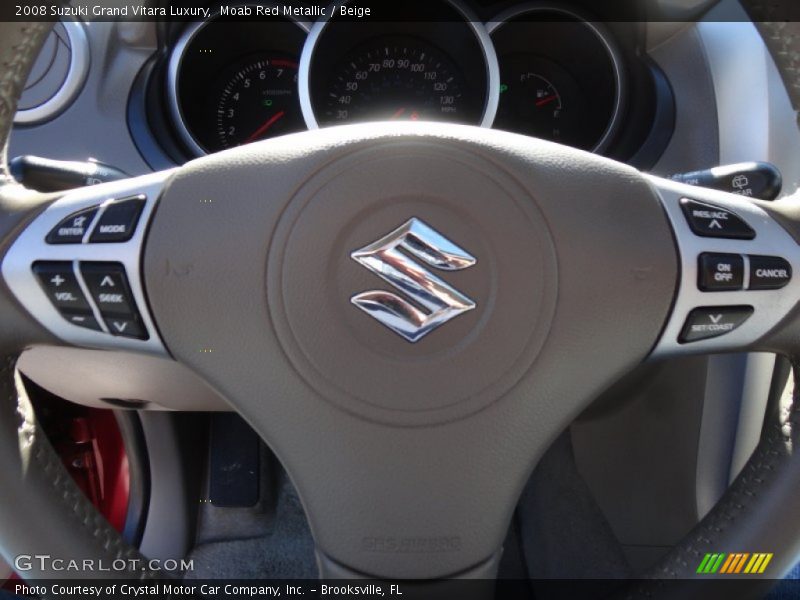 Moab Red Metallic / Beige 2008 Suzuki Grand Vitara Luxury