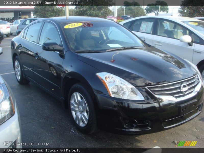 Super Black / Charcoal 2012 Nissan Altima 2.5 S