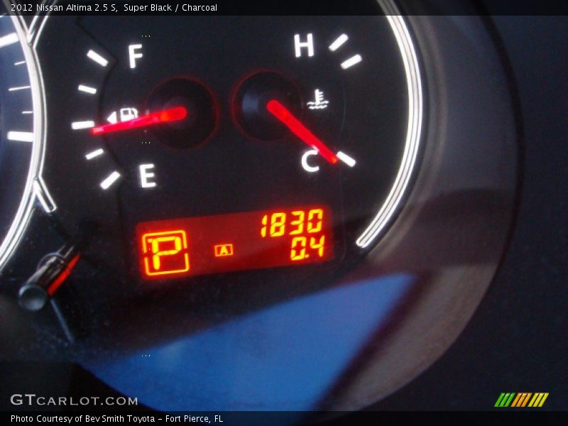 Super Black / Charcoal 2012 Nissan Altima 2.5 S