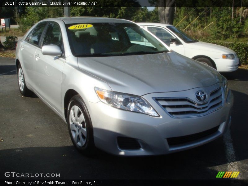 Classic Silver Metallic / Ash 2011 Toyota Camry LE