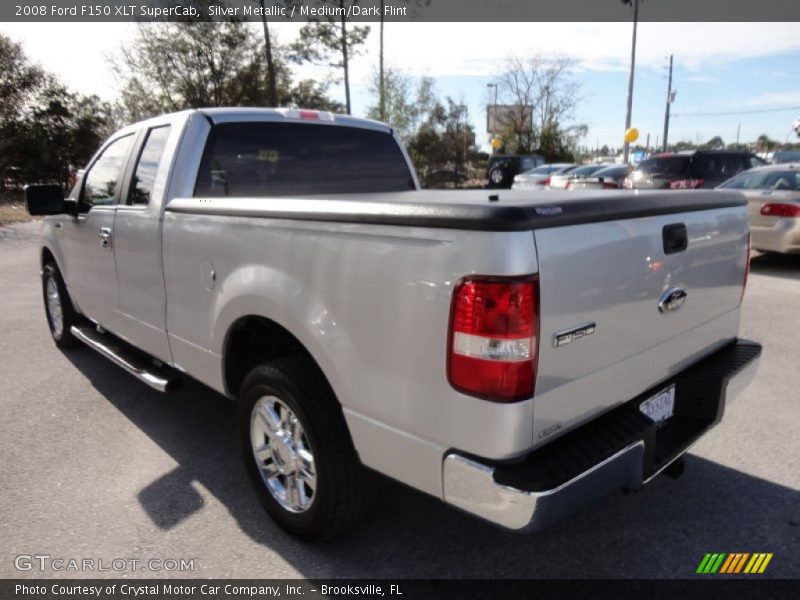 Silver Metallic / Medium/Dark Flint 2008 Ford F150 XLT SuperCab
